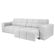 sofa electrico 4p bennet gris 3